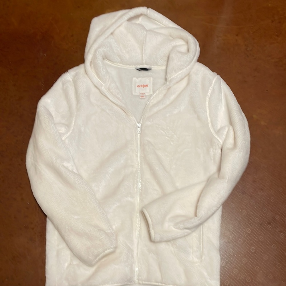 Girls fuzzy winter jacket